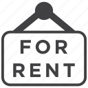 rent, for rent, home, house, real estate, property, sign