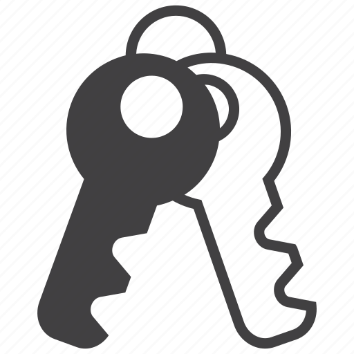 Key, hotel, keychain, lock, room, secure, security icon - Download on Iconfinder