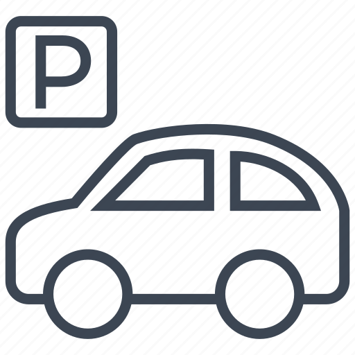 Parking, car, sign, vehicle, transport, transportation, travel icon - Download on Iconfinder