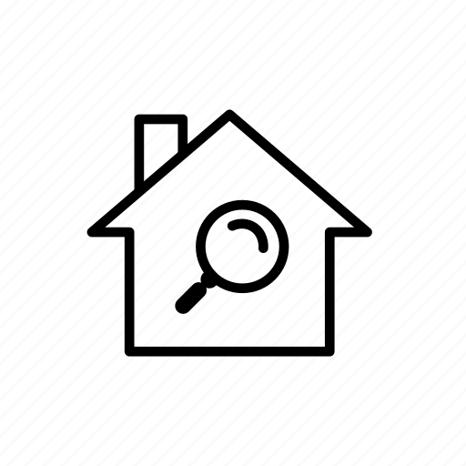 Searching, for, house, looking, properties, real, estate icon - Download on Iconfinder