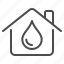 house, home, plumbing, water drop, droplet, home insurance, flood 