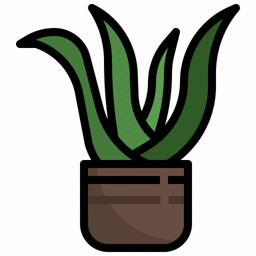 Aloe, vera, plant, pot, farming, gardening, medical icon - Download on Iconfinder
