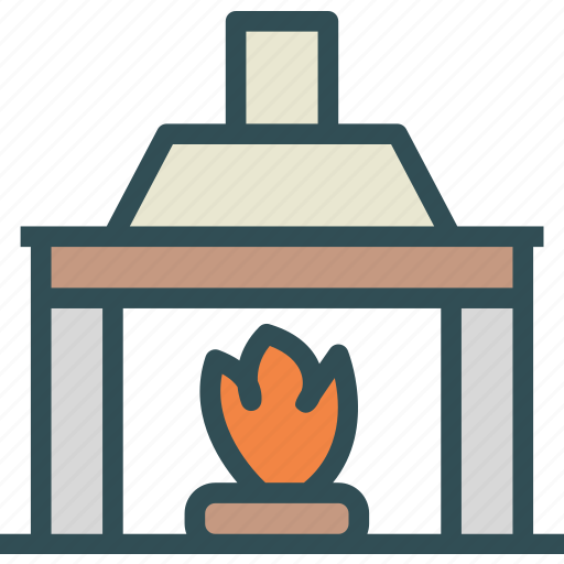Decor, enjoy, fire, fireplace, rest, wood2 icon - Download on Iconfinder