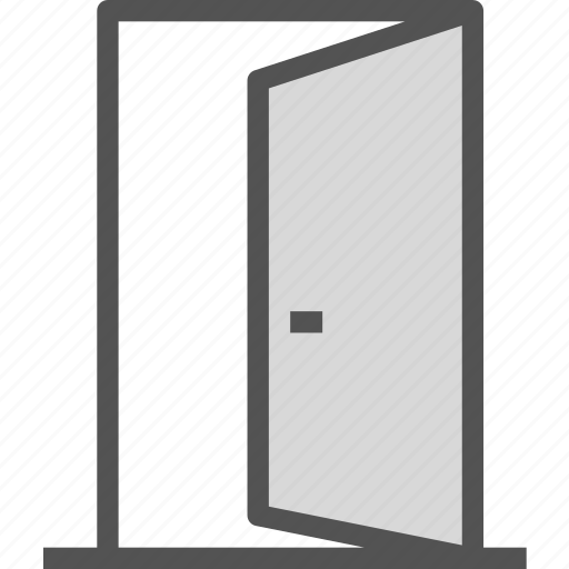Door, entrance, exit, opendoor icon - Download on Iconfinder
