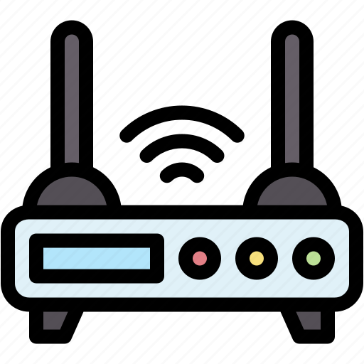 Router, modem, wifi, computer, access, point icon - Download on Iconfinder