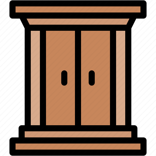 Door, room, entrance, furniture, and, household, palace icon - Download on Iconfinder