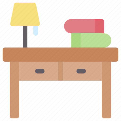 Table, study, lamp, book, desk icon - Download on Iconfinder