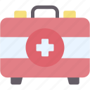 healthcare, first, aid, kit, emergency, medical, box