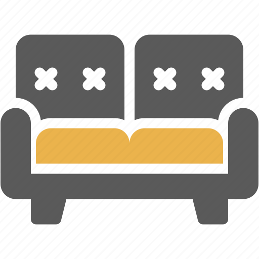 Sofa, armchair, furniture, living, room, couch icon - Download on Iconfinder