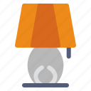 table, lamp, household, light, desk