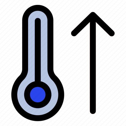 1, temperature, arrow, up, household, thermometer icon - Download on Iconfinder