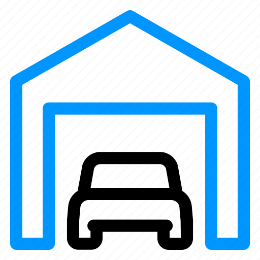 Garage, car, household, house, building icon - Download on Iconfinder