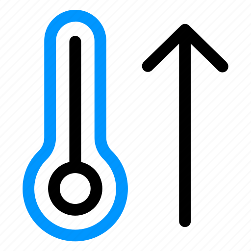 Temperature, arrow, up, household, thermometer icon - Download on Iconfinder