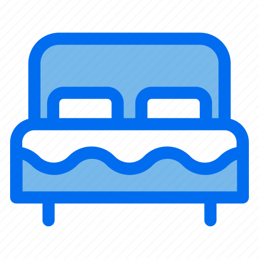 Bed, front, household, bedroom, sleep icon - Download on Iconfinder