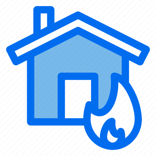 1, house, fire, household, home, building icon - Download on Iconfinder