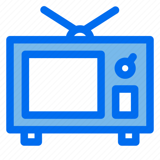 Tv, retro, household, television, vintage icon - Download on Iconfinder