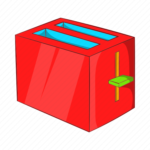 Breakfast, cartoon, equipment, food, sign, toast, toaster icon - Download on Iconfinder