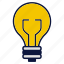 appliance, bulb, business, household devices, idea, lamp, light 