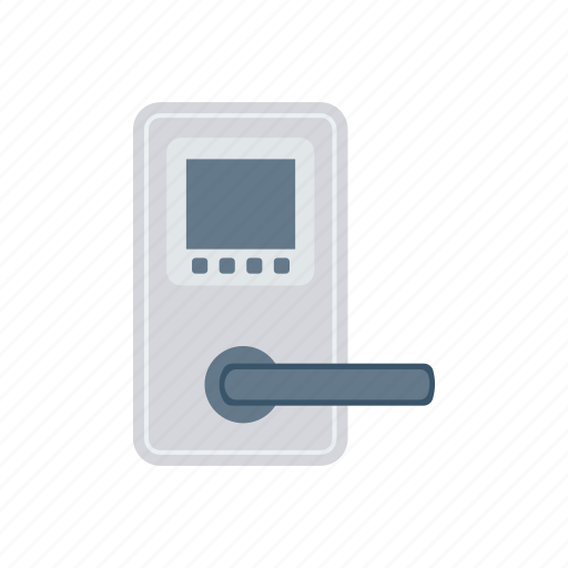 Digital, door, lock, security icon - Download on Iconfinder