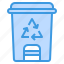 bin, can, garbage, recycle, trash 