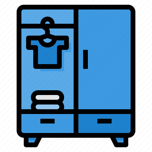 Cabinet, closet, hanger, household, wardrobe icon - Download on Iconfinder