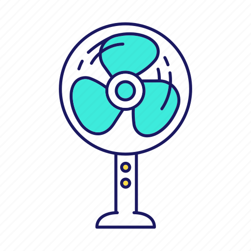 Cooler, cooling fan, fan, floor, stand fan, standing, ventilator icon - Download on Iconfinder