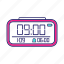 alarm, clock, digital, electronic, time, timer, watc 