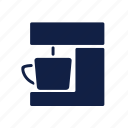 beverage, coffee, coffee icon, coffee maker, cup, drink, household