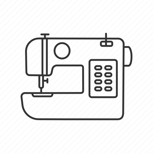 Appliance, electric, machine, sewing, sewing machine, tailor, tailoring icon - Download on Iconfinder
