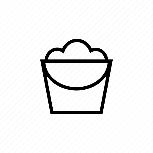 Bucket, clean, housekeeping, outline, tidy, washing icon - Download on Iconfinder