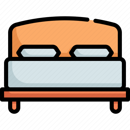 Bed, furniture, bedroom, household, interior icon - Download on Iconfinder