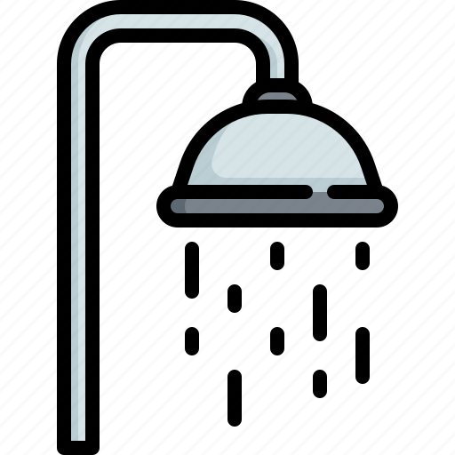 Shower, bathroom, bath, bathtub, toilet, wc, hygiene icon - Download on Iconfinder