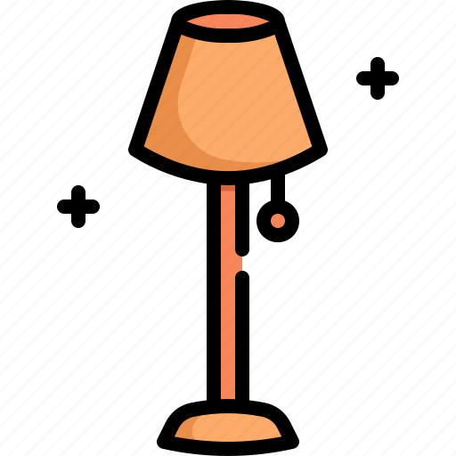 Lamp, light, household, furniture, interior, bulb icon - Download on Iconfinder
