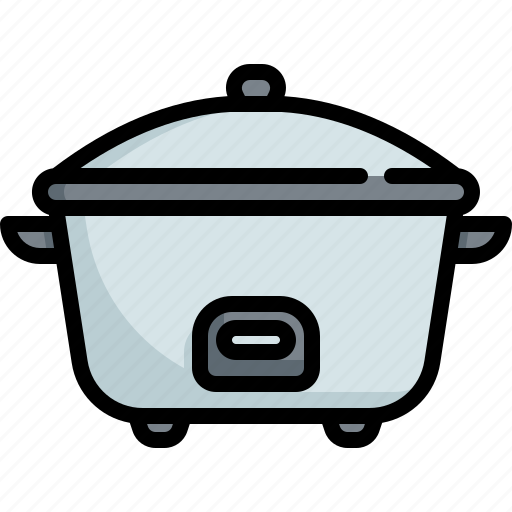 Rice, cooker, food, cooking, meal, cook, household icon - Download on Iconfinder