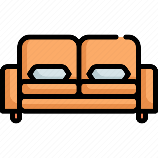 Sofa, furniture, couch, armchair, seat, household, interior icon - Download on Iconfinder
