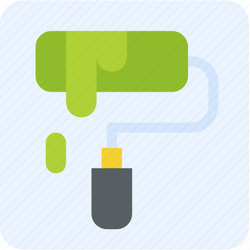 Painting, roller, paint, home, repair, house, clean icon - Download on Iconfinder