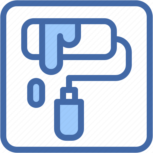Painting, roller, paint, home, repair, house, clean icon - Download on Iconfinder