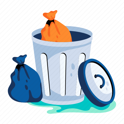 Disposal, throwing garbage, trash bin, garbage bin, dustbin icon - Download on Iconfinder