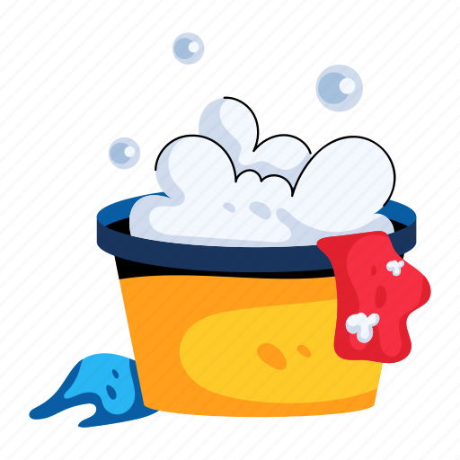 Laundry tub, clothes tub, washing tub, laundry equipment, laundry icon - Download on Iconfinder