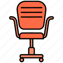 chair, office, seat icon