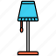 lamp, light, stand icon 
