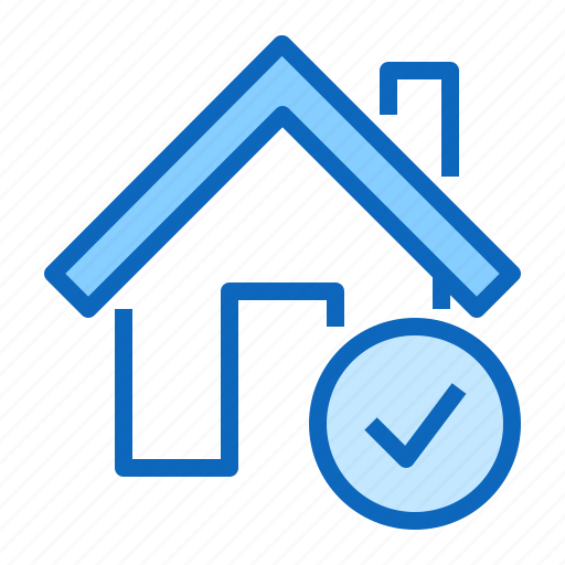 Check, home, house, mark, ok icon - Download on Iconfinder