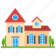 historical architecture, house exterior, house model, italianate house, residential building 