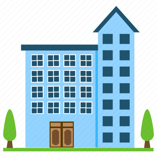 Apartments, home, home architecture, multi-storey house, residential flats icon - Download on Iconfinder