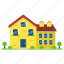 cornish cottage, cottages, house style, residence, yellow cottage 