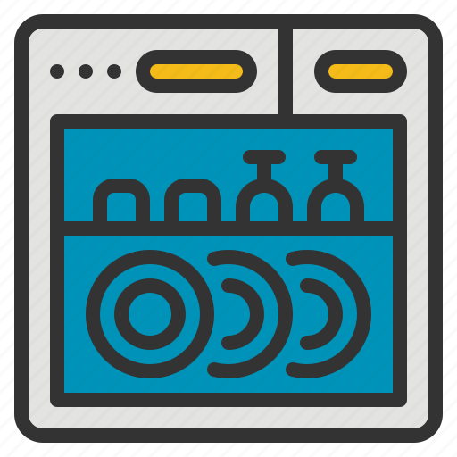 Dishwasher, dishwashing, kitchen, machine, washer, appliance icon - Download on Iconfinder