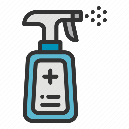 Cleaning, spray, disinfect, sanitize, hygiene icon - Download on Iconfinder