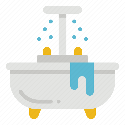 Bathtub, bath, bathroom, clean, interior, room, cleaning icon - Download on Iconfinder