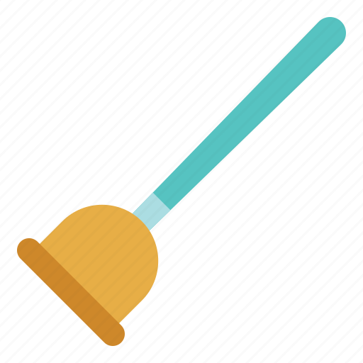Plunger, cleaning, plumber, toilet, housekeeping, housework icon - Download on Iconfinder