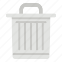trashcan, bin, delete, remove, housework, cleaning
